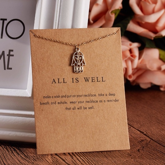 Jewelry - ALL IS WELL ♡ Gift Necklace